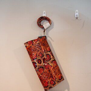 clutch purse with shoulder strap new with tags
